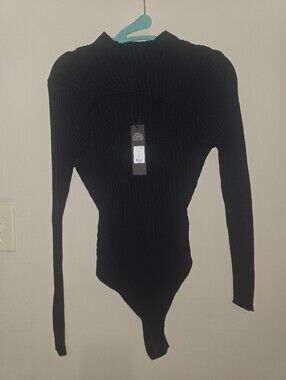 Fashion Nova Sweater Bodysuit Size L